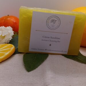 Citrus Sunshine Artisan Cleansing Bar by Hidden Treasures